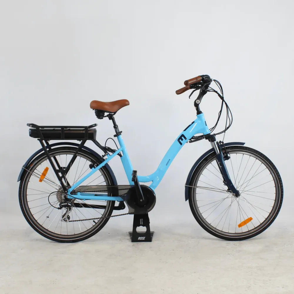 Vélo électrique Moov' City D8 26" bleu