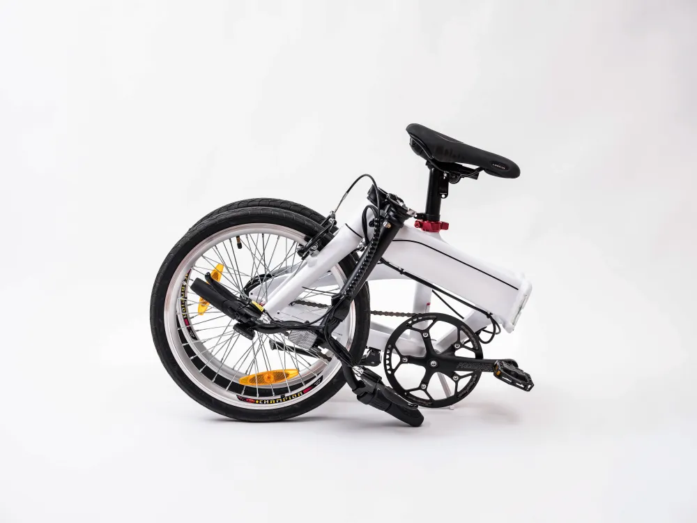 Vélo électrique pliable léger - moteur 250W AKM, batterie LG intégrée - 100 km d'autonomie