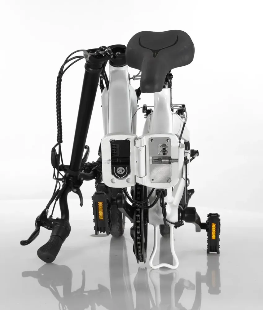 Vélo électrique pliable léger - moteur 250W AKM, batterie LG intégrée - 100 km d'autonomie