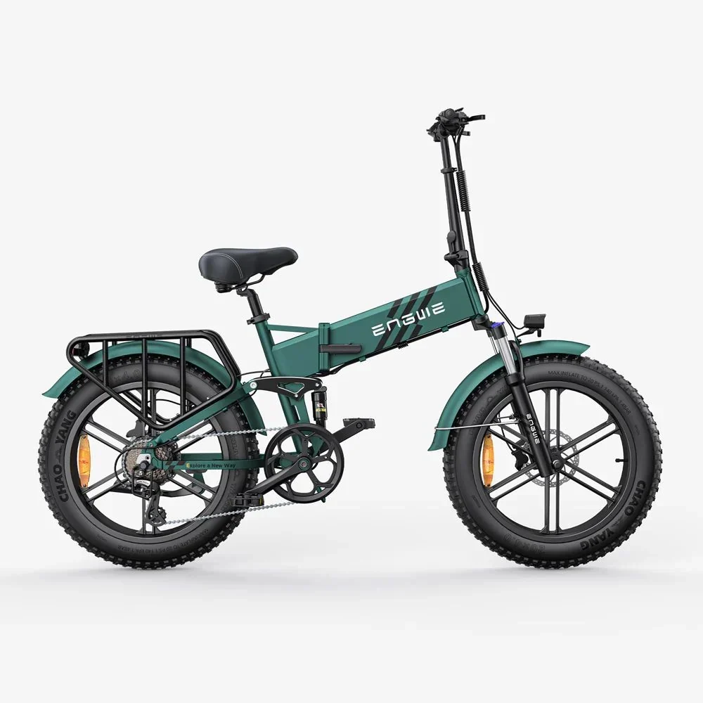 Vélo Électrique Pliant Engwe Engine Pro 2.0 - Pneus 20 Pouces 750W Moteur 52V16Ah Batterie Autonomie 110KM - Vert