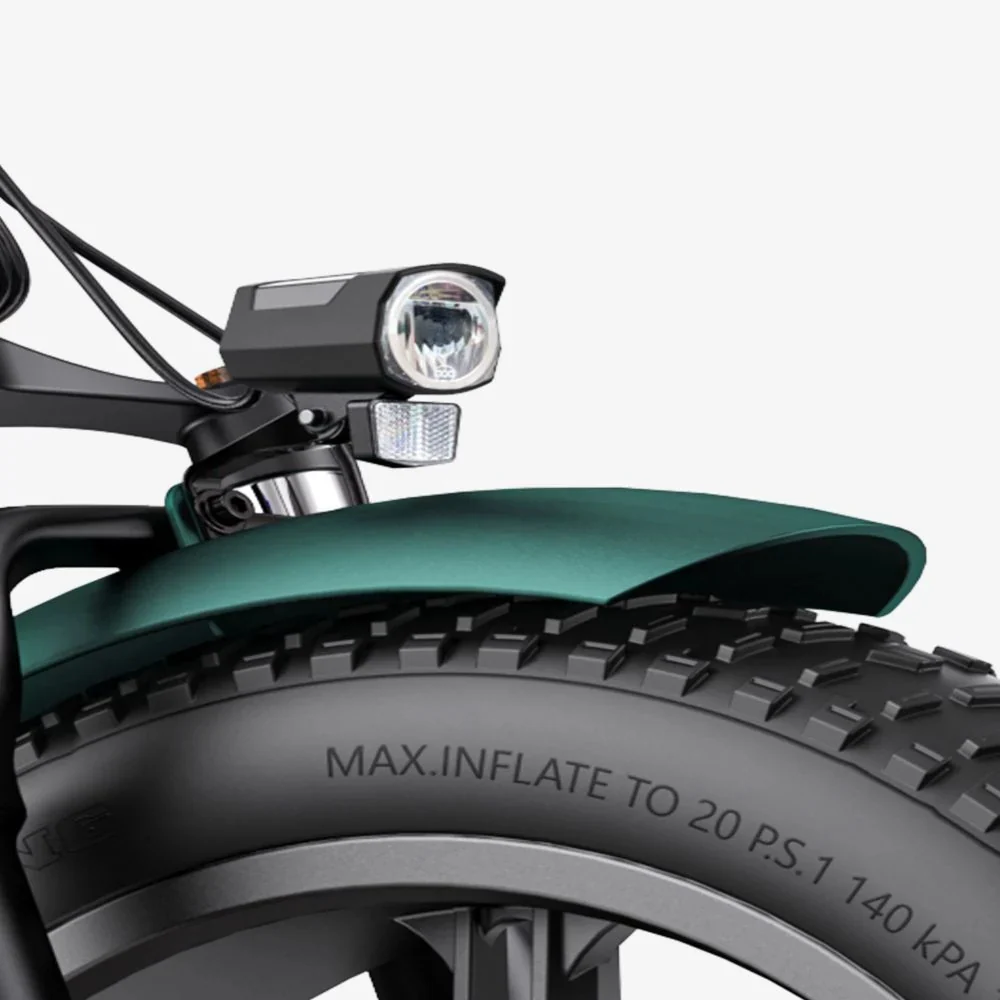 Vélo Électrique Pliant Engwe Engine Pro 2.0 - Pneus 20 Pouces 750W Moteur 52V16Ah Batterie Autonomie 110KM - Vert