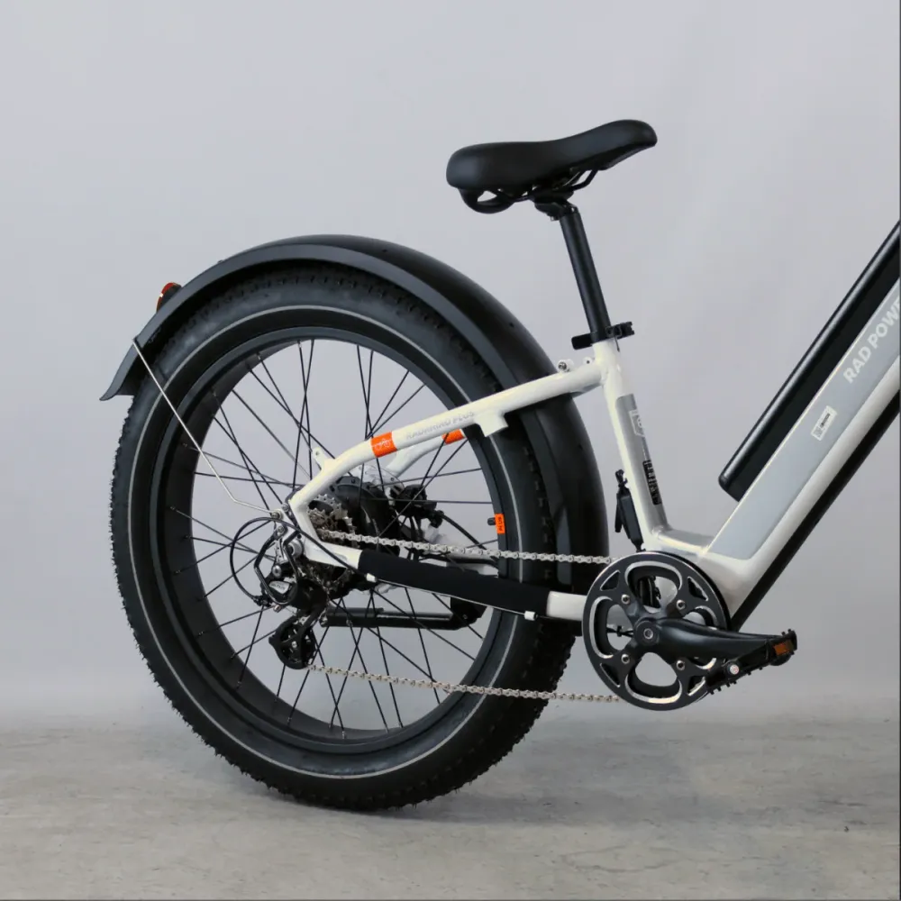 Vélo électrique Rad Power Bikes RadRhino 6 Plus Step-Thru blanc