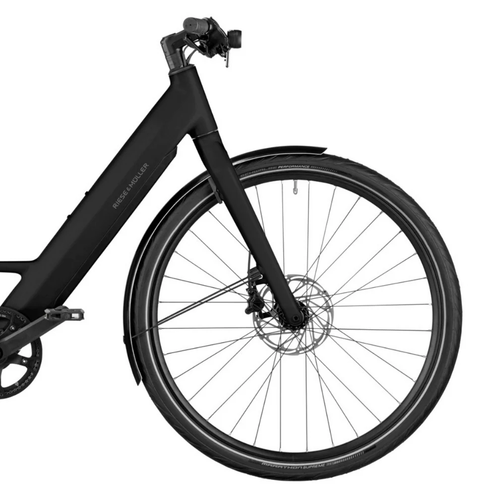 Vélo électrique Riese & Müller UBN Six Silent Noir