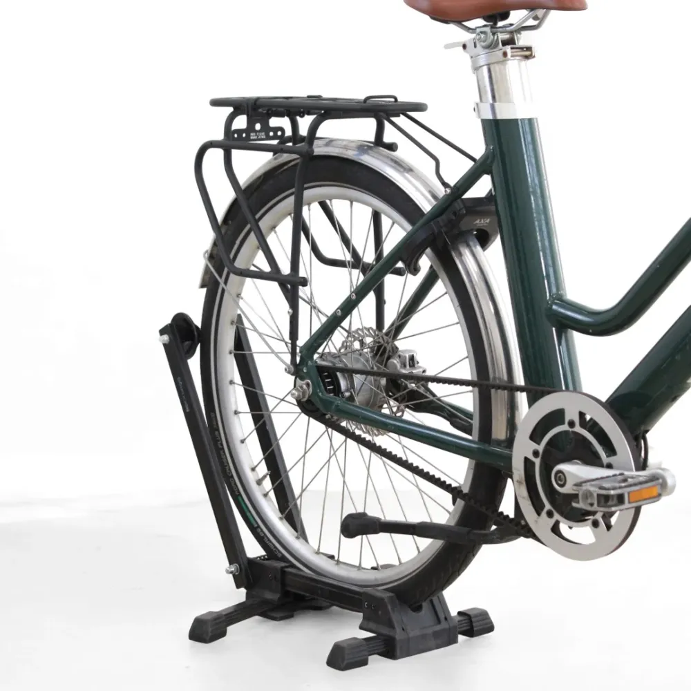 Vélo électrique Voltaire Courcelles vert (avec panier)