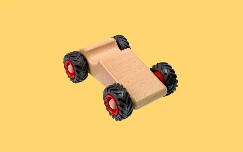 Voiture en bois Knubbel-Auto Speedy | proche®