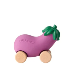 Voiture en caoutchouc naturel - Emma l'Aubergine - Oli & Carol