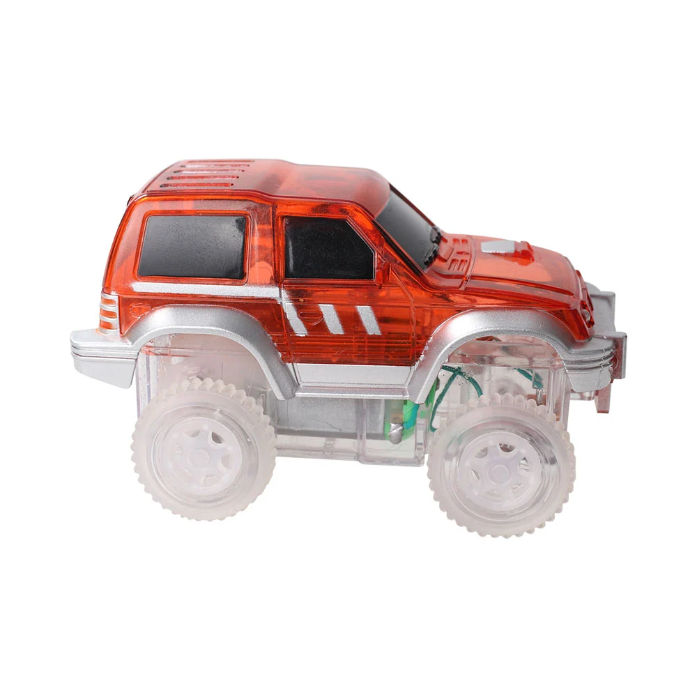 Voiture de circuit de course rouge