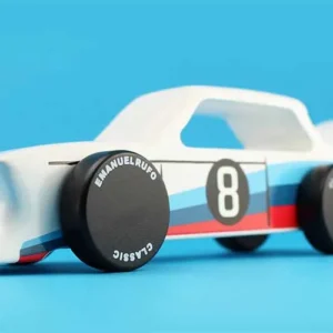 Voiture de course classique | Voiture en bois faite à la main par Emanuel Rufo