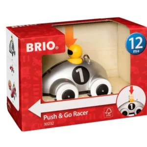 Voiture de course Push & Go grise Edition Spéciale