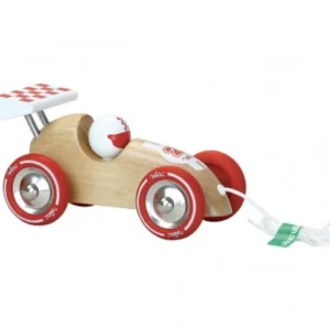 Voiture de course à trainer bois