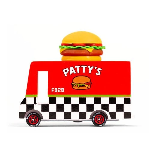 Voiture Hamburger en Bois
