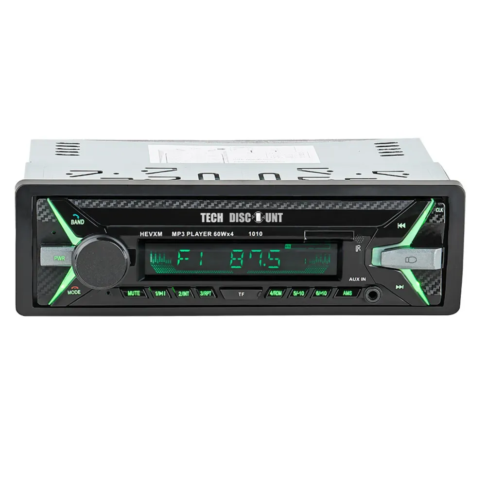 TD® Voiture mp3 voiture Bluetooth son stéréo qualité sonore sans perte Bluetooth amplificateur de voiture mains libres