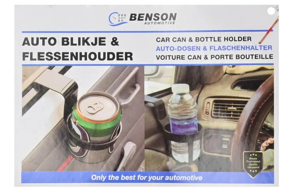 Voiture porte canette + bouteille