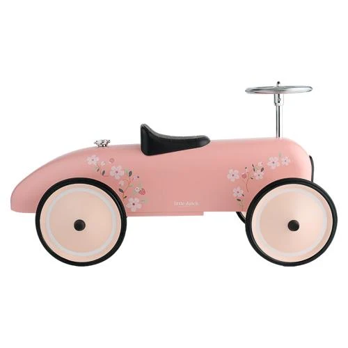 Voiture rétro à pédales - Rose - Essentials