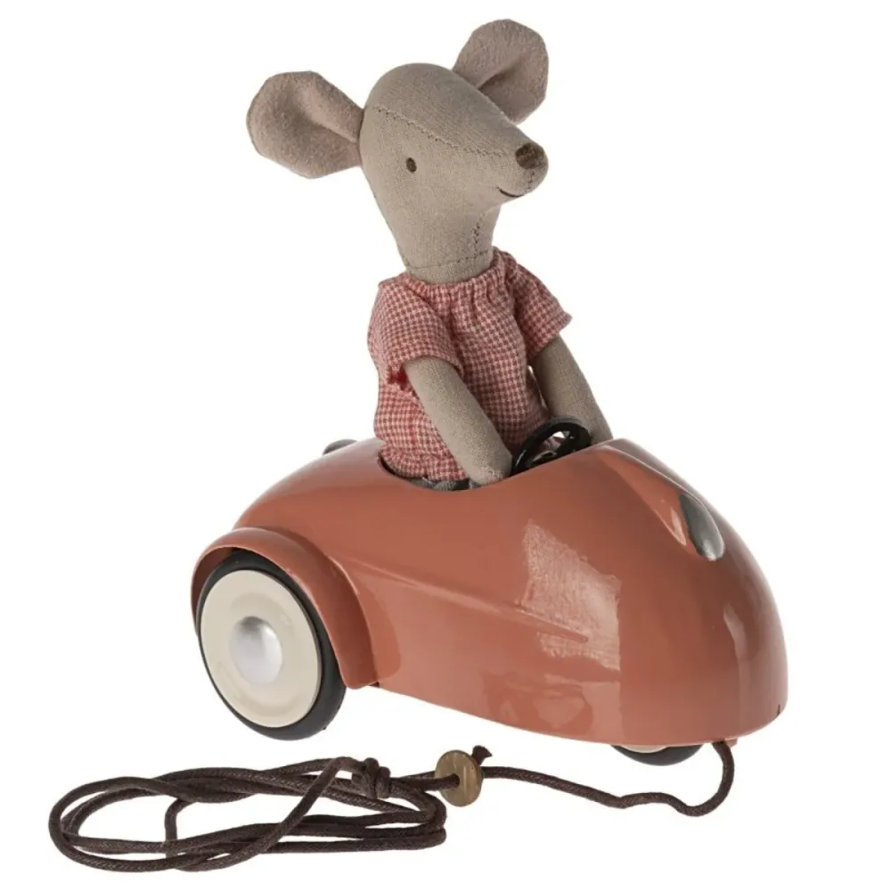 Voiture Souris - Rose
