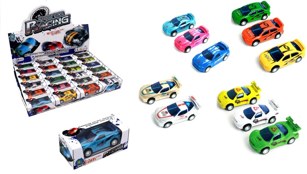 Voiture de sport fun 7 cm
