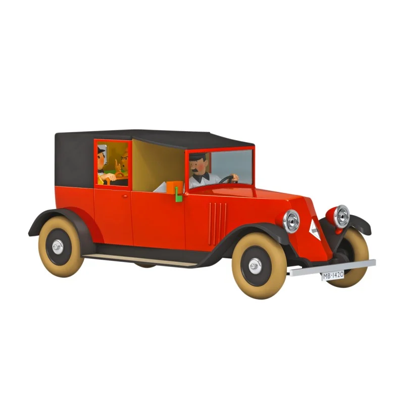 Voiture Tintin 1/24 - Le Taxi rouge