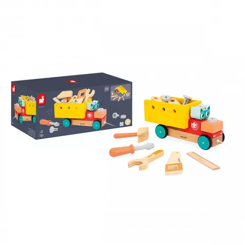 Voiture à Tirer Brico'Kids - Janod