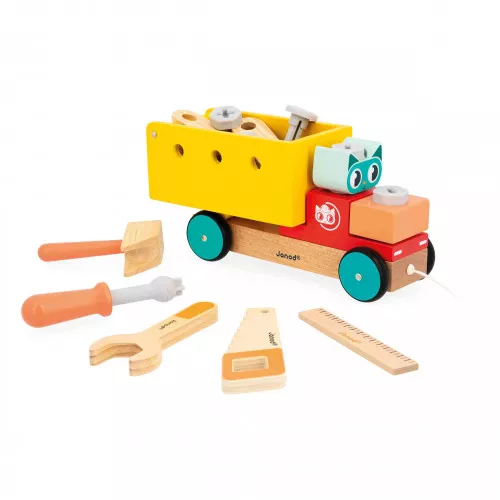 Voiture à Tirer Brico'Kids - Janod