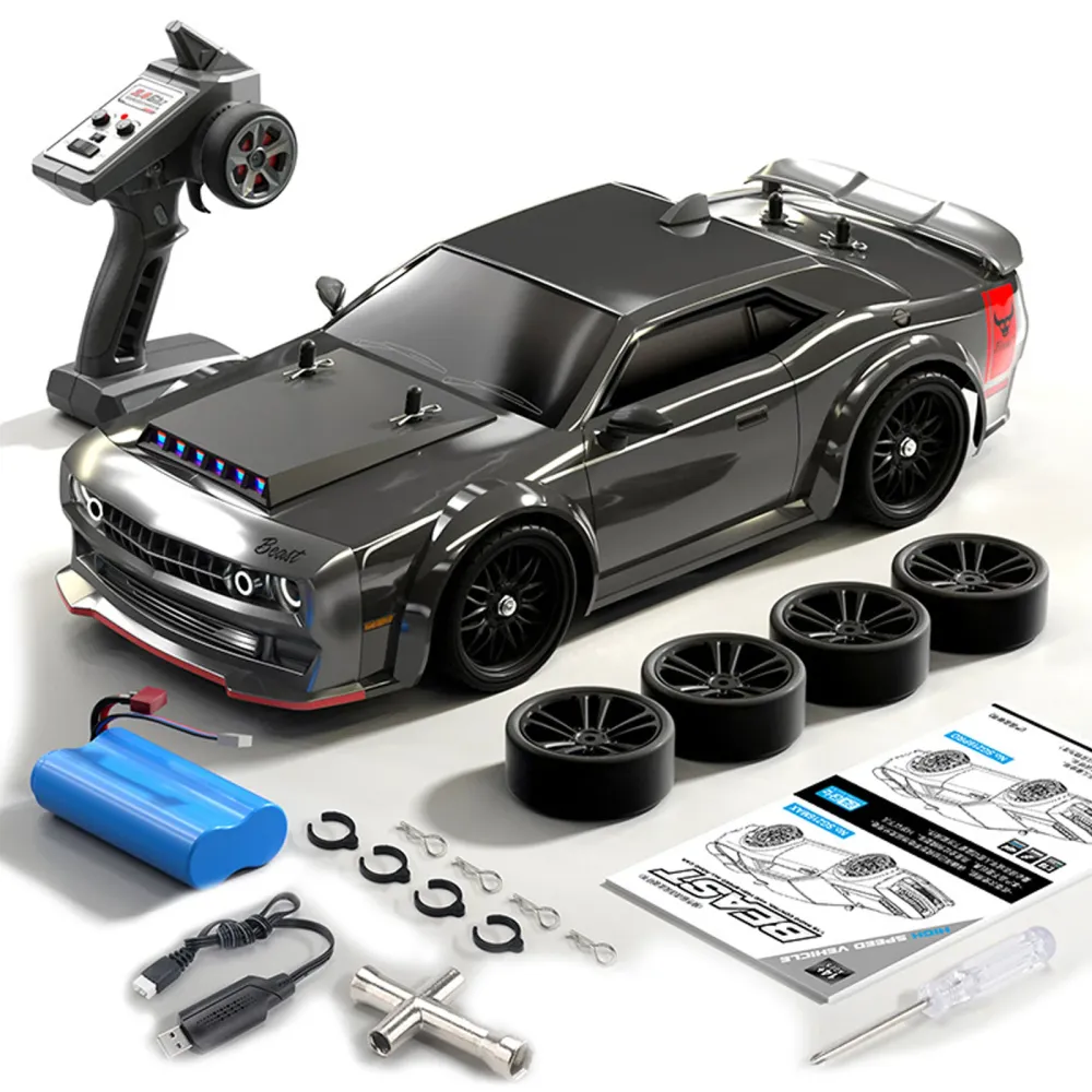 Voiture télécommandée 1:16 1500mAh voiture télécommandée grande vitesse quatre roues motrices télécommande à vitesse varia...