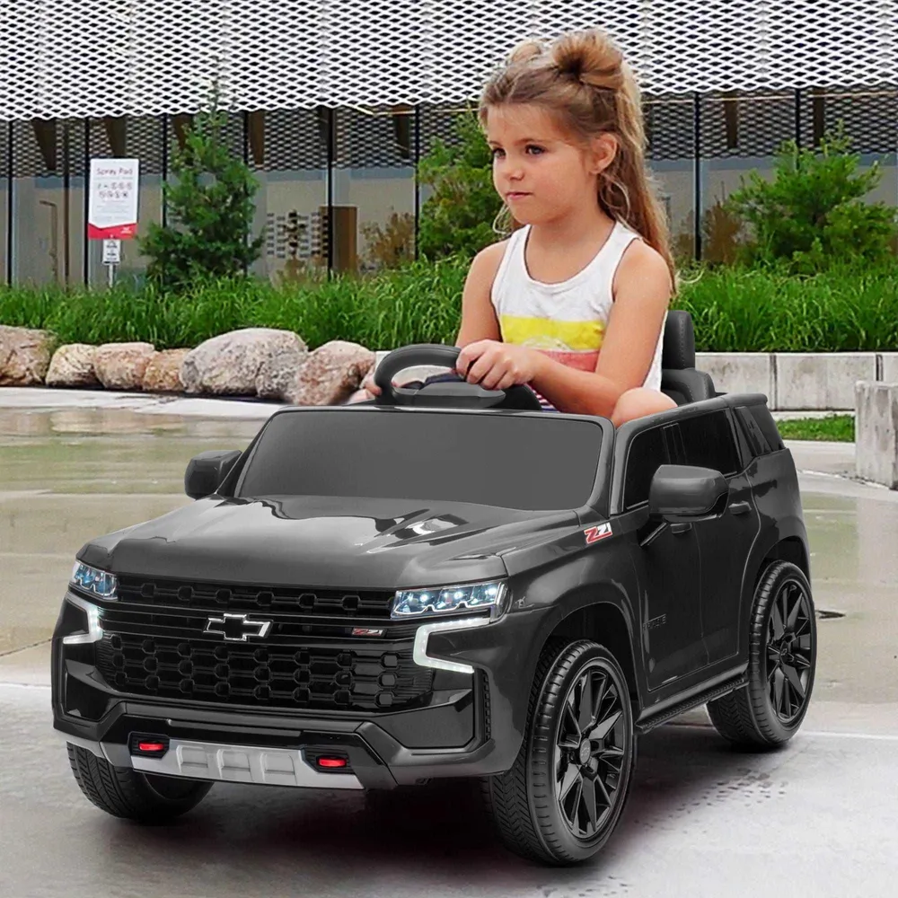 Voiture électrique Chevrolet Tahoe 12 V de Voltz Toys pour enfants avec télécommande