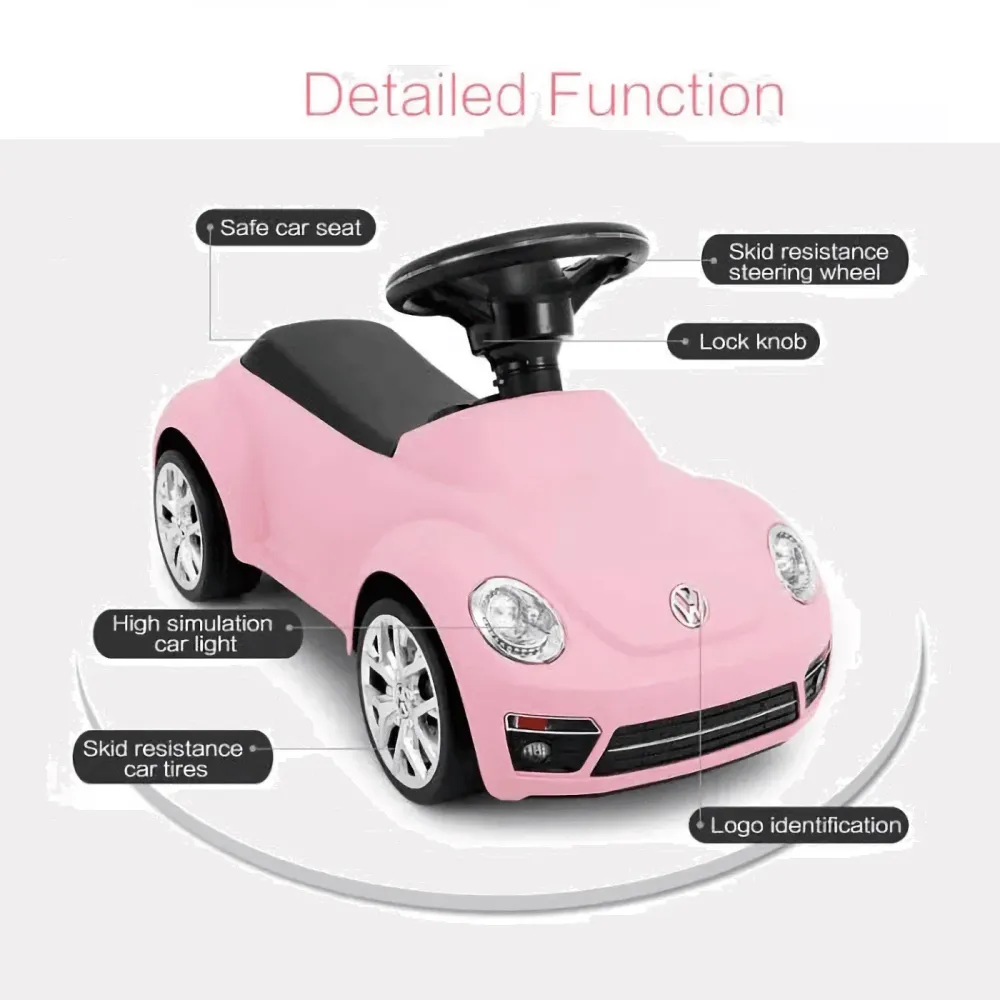 Voltz Toys Rastar Volkswagen Beetle Kids pied au sol sur la voiture