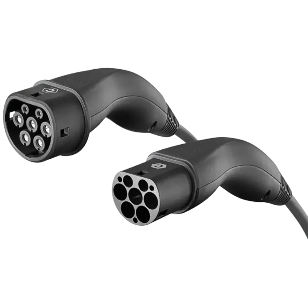 Câble de recharge Helix pour voiture électrique - Type 2 - 22KW - 5M Wentronic