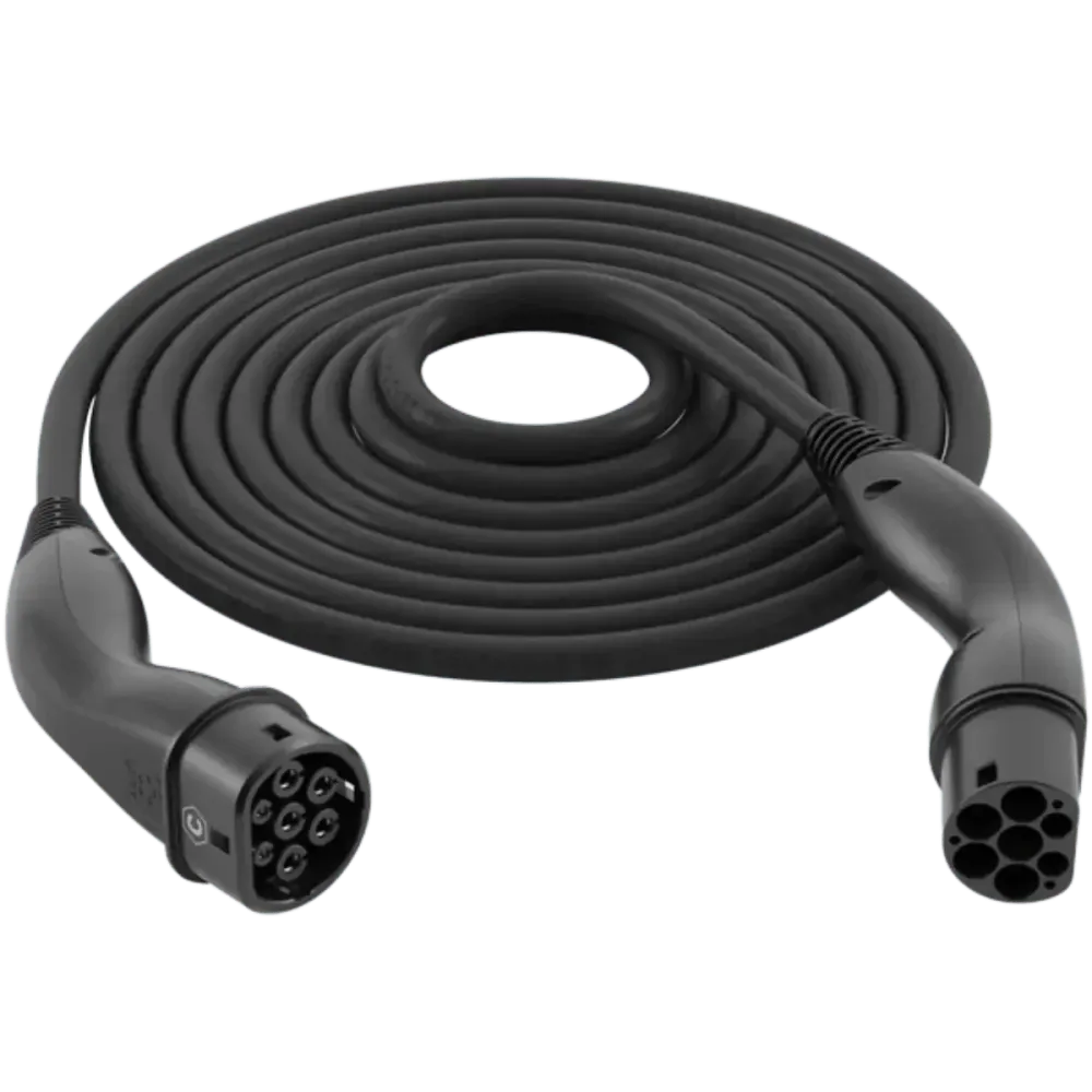 Câble de recharge Helix pour voiture électrique - Type 2 - 22KW - 5M Wentronic
