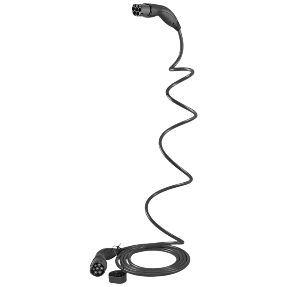 Câble de recharge Helix pour voiture électrique - Type 2 - 22KW - 5M Wentronic