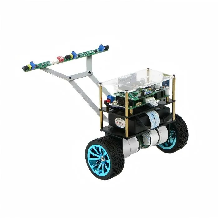 Kit Voiture Équilibrée Deux-Roues Wheeltec B585 avec Suivi CCD & Magnétique
