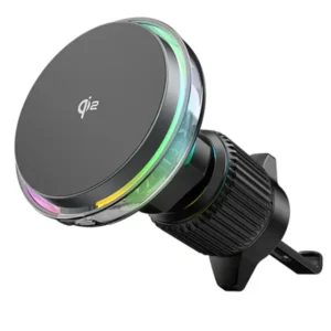 Wiwu - Chargeur Aurora Sans-Fils pour Voiture QI2 Aurora