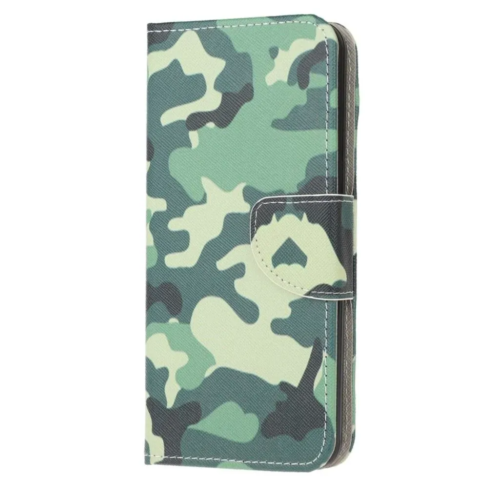 Wonderland Motorola Moto G9 Plus flip case - Camouflage