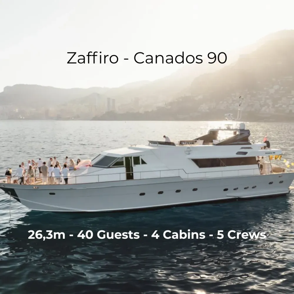 M/Y Zaffiro - 23,6 m - 4 Cabins - 40 Guests YACHT BAR