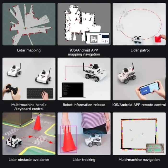 Yahboom ESP32 MicroROS Voiture Robot Machine Virtuelle (MAC Non Supporté)