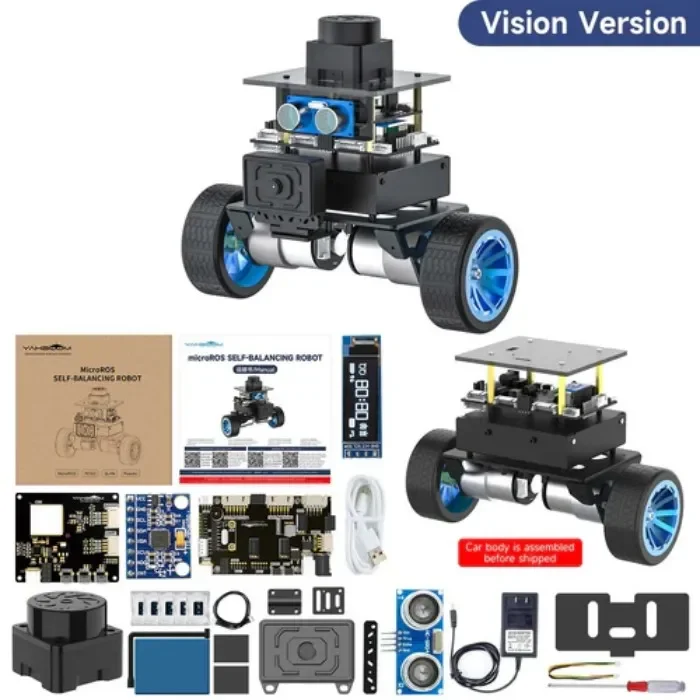 Yahboom MicroROS Voiture Robot Auto-équilibrante Visual SLAM Support Charge 4KG