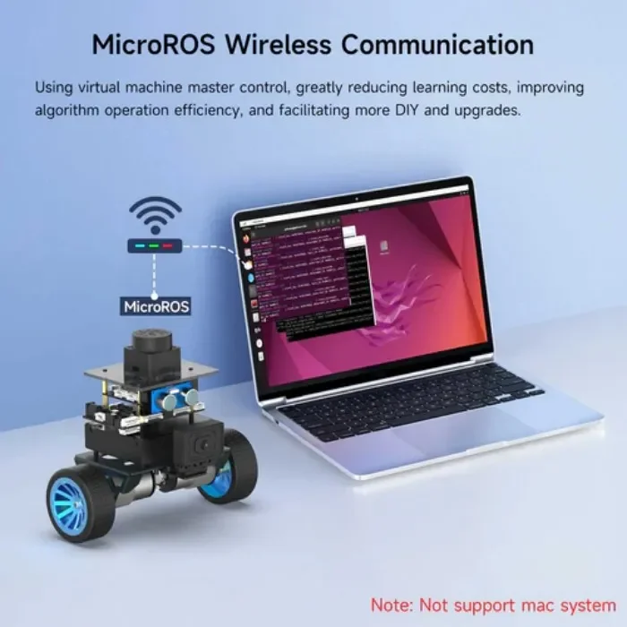 Yahboom MicroROS Voiture Robot Auto-équilibrante Visual SLAM Support Charge 4KG