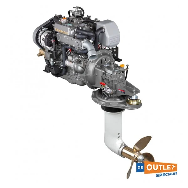 Yanmar 3JH5E 39 HP Moteur diesel intérieur avec SailDrive