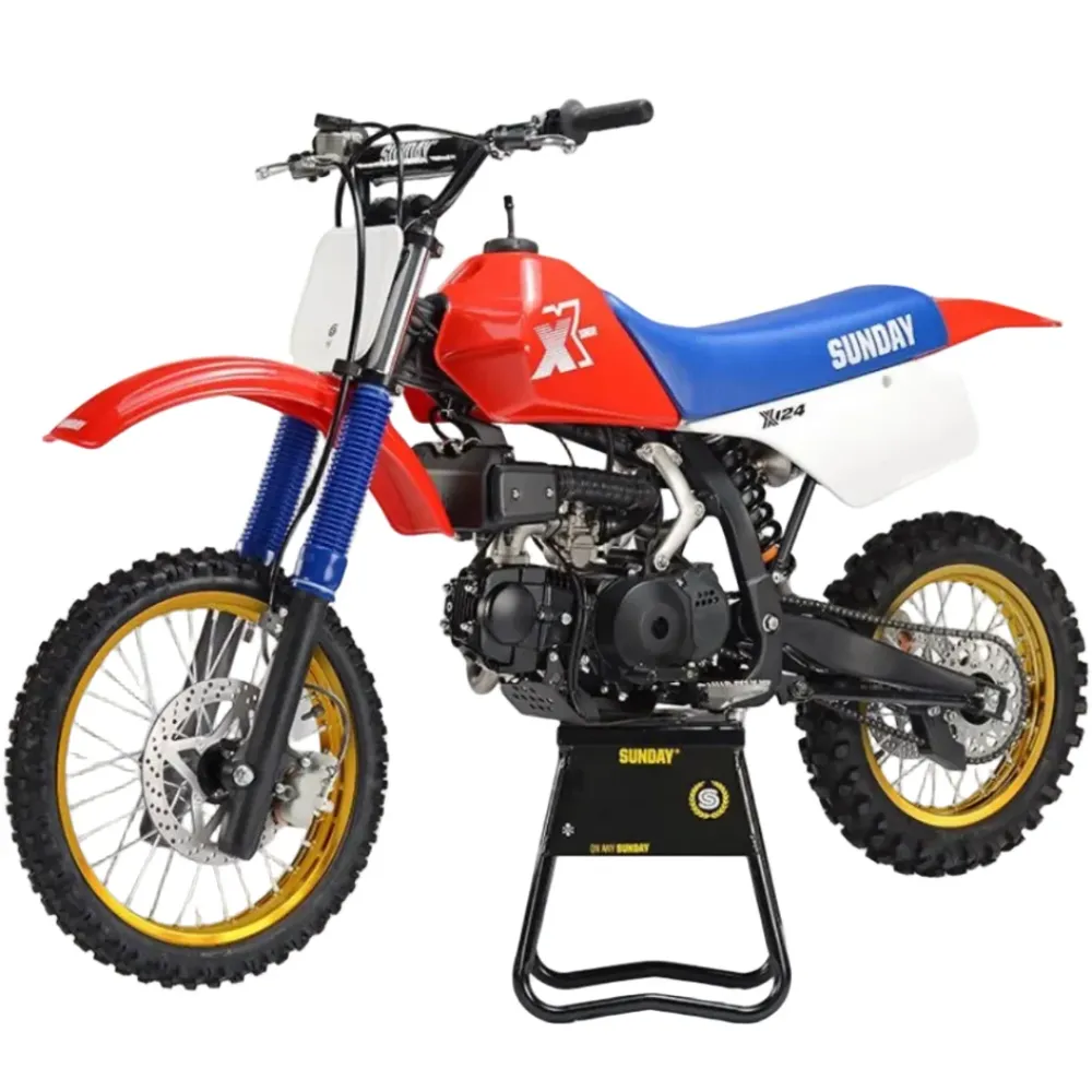 YCF, Sunday X 124, Motocross à Essence (125cc) (4 Temps) Red