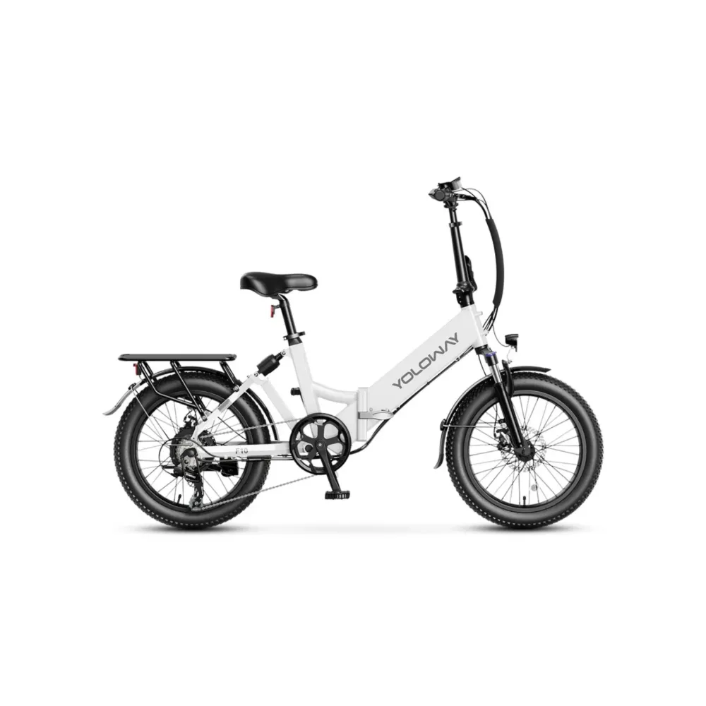 Vélo électrique Pliant Yoloway F10 - Moteur 250W Batteries 36V12.5Ah Pneus De 20*3.0 Pouces Freins à Disque Avant Et Arriè...