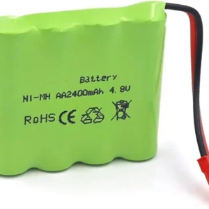 Batterie rechargeable 1 pièce 4.8V Ni-Mh 2400 mAh pour télécommande de voiture YUNIQUE GREEN-CLEAN-POWER