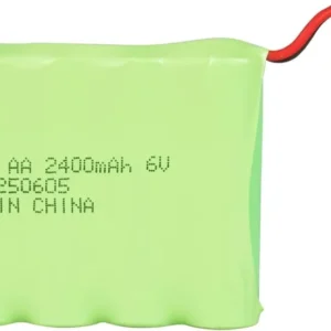Batterie rechargeable 1 pièce 4.8V Ni-Mh 2400 mAh pour télécommande de voiture YUNIQUE GREEN-CLEAN-POWER