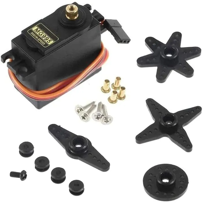 1 servomoteur de couple MG995 avec poulie en métal pour hélicoptère de bateau de voiture Rc YUNIQUE GREEN-CLEAN-POWER