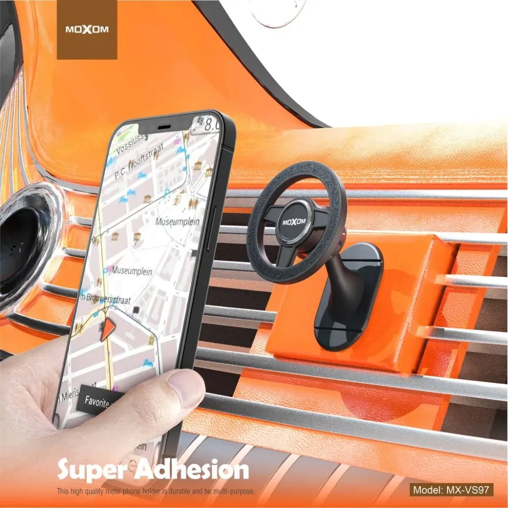 Support de téléphone de voiture magnétique MOXOM MX-VS97 zidni plus