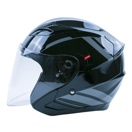 Zox Journey Air - Casque de Moto Black ZOX Helmets