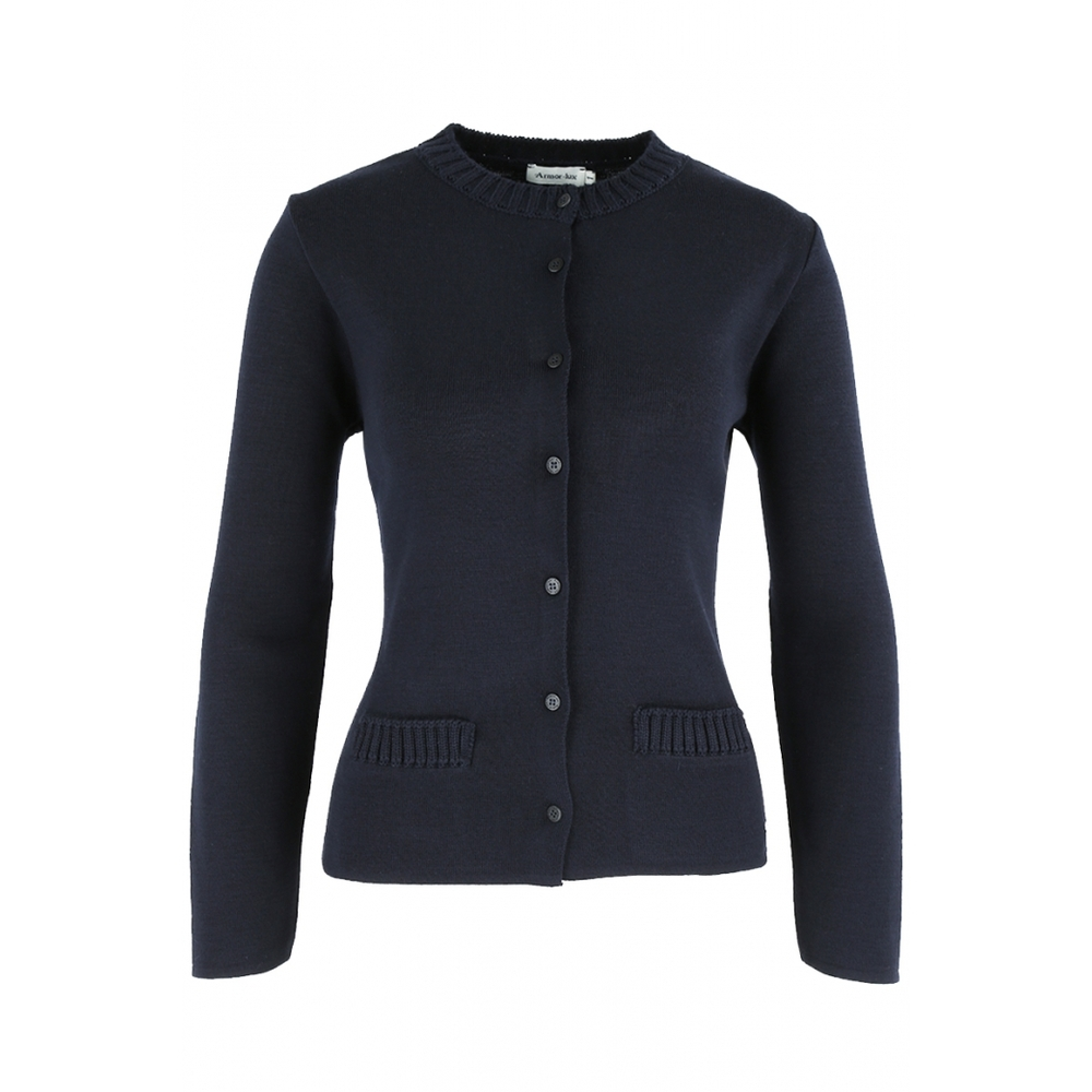 Veste Ressac manches longues, pour femme: Bleu, taille 4 Armor Lux