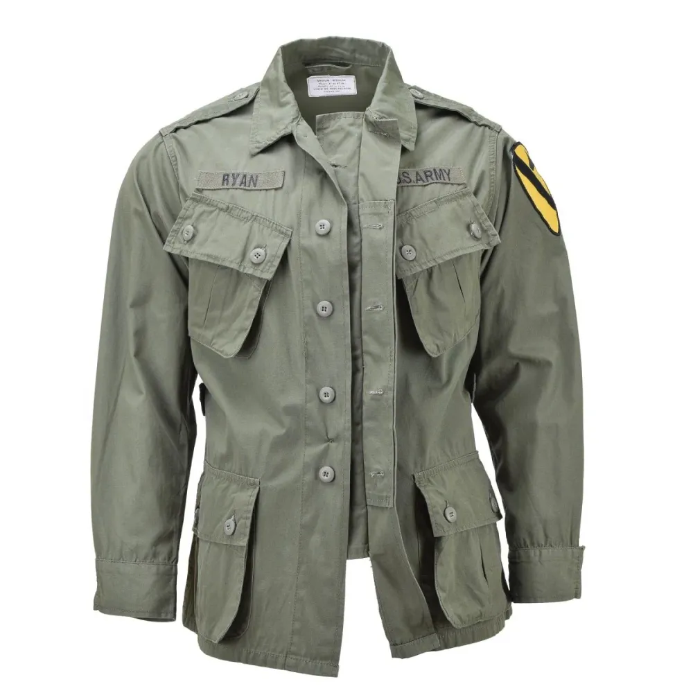 Protection Quad Veste de jungle légère BDU de style militaire américain OD M64 Vietnam de marque Mil-Tec
