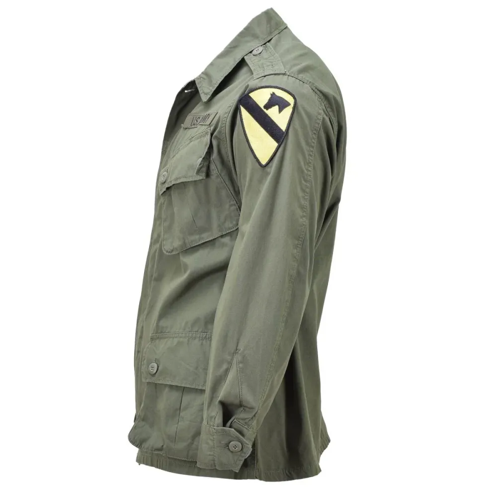 Protection Quad Veste de jungle légère BDU de style militaire américain OD M64 Vietnam de marque Mil-Tec