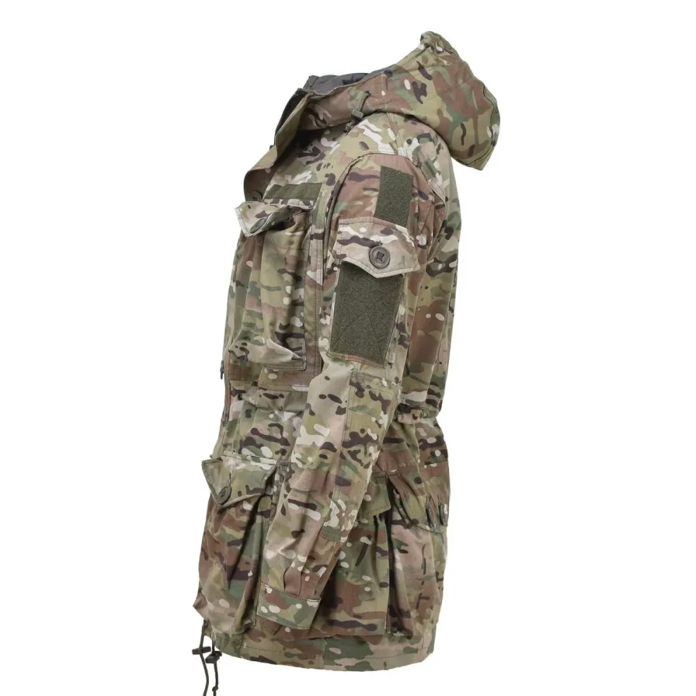Veste de camouflage militaire tactique Leo Kohler en ripstop multicam avec Revêtement imperméable