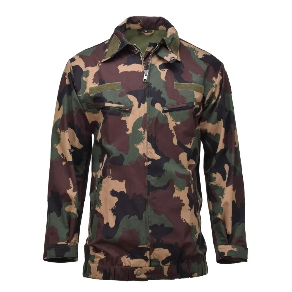 Veste de campagne militaire hongroise originale M1990 chemises forestières à quatre couleurs NEUF - Conforme aux Normes