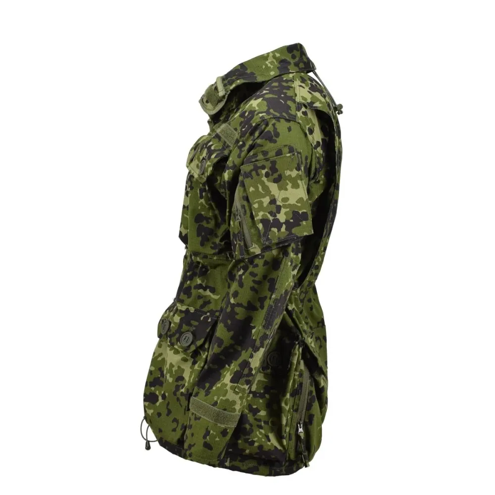 Veste de style militaire danoise de marque TACGEAR, ripstop, camouflage commando M84 avec Revêtement imperméable